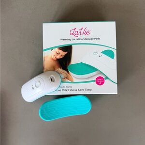 Teal Warming Lactation Massage Pads - Heat & Vibration
